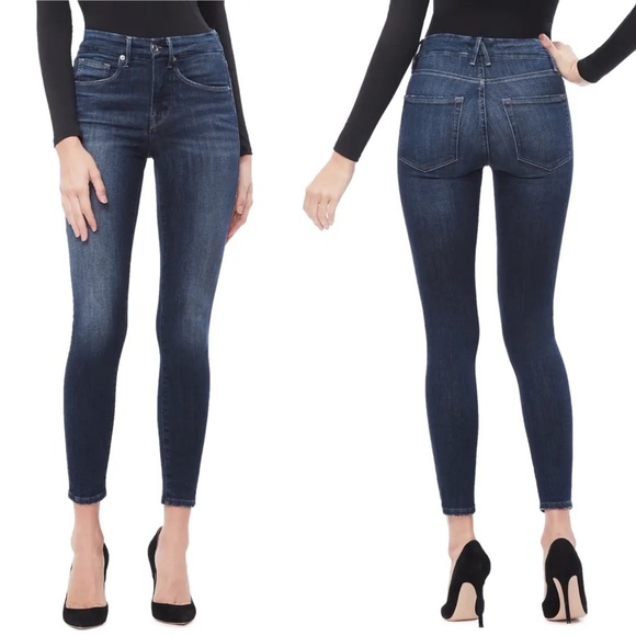 Good American Good Legs Crop Skinny Jeans - Picture 2 of 8